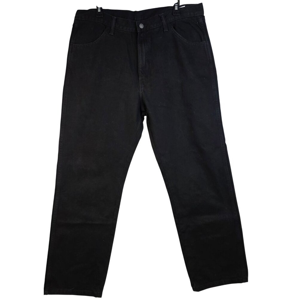 90s Rustler Wranglers Mens 38x30 Denim Jeans Straight Leg Outdoor Barn Cowboy